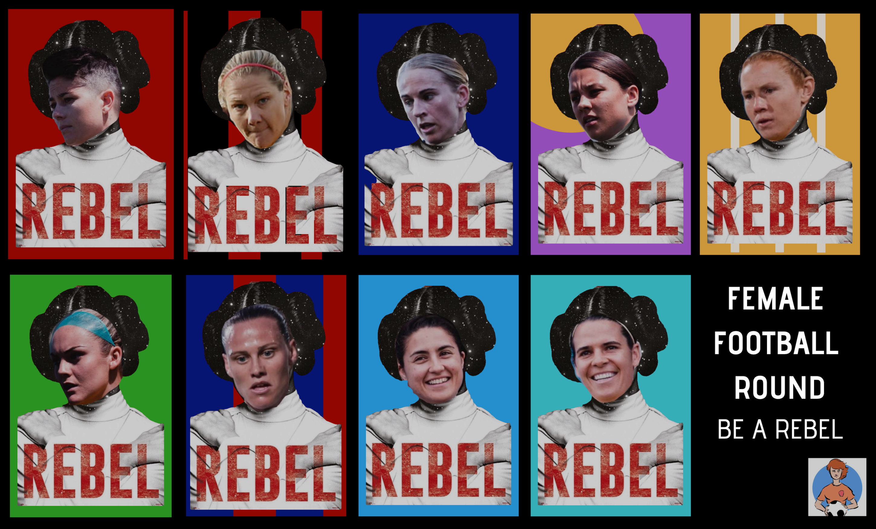 Rebel Female Football Week Banner